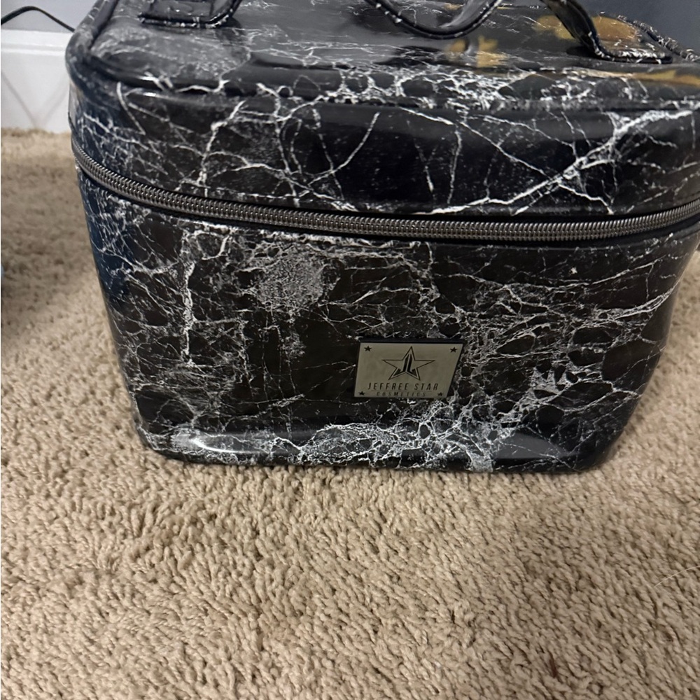 Jeffree Star Black Marble Cosmetic Bag